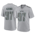P.Eagles #97 Moro Ojomo Player Gray Atmosphere Fashion Home Game Edoa Stitched Jerseys