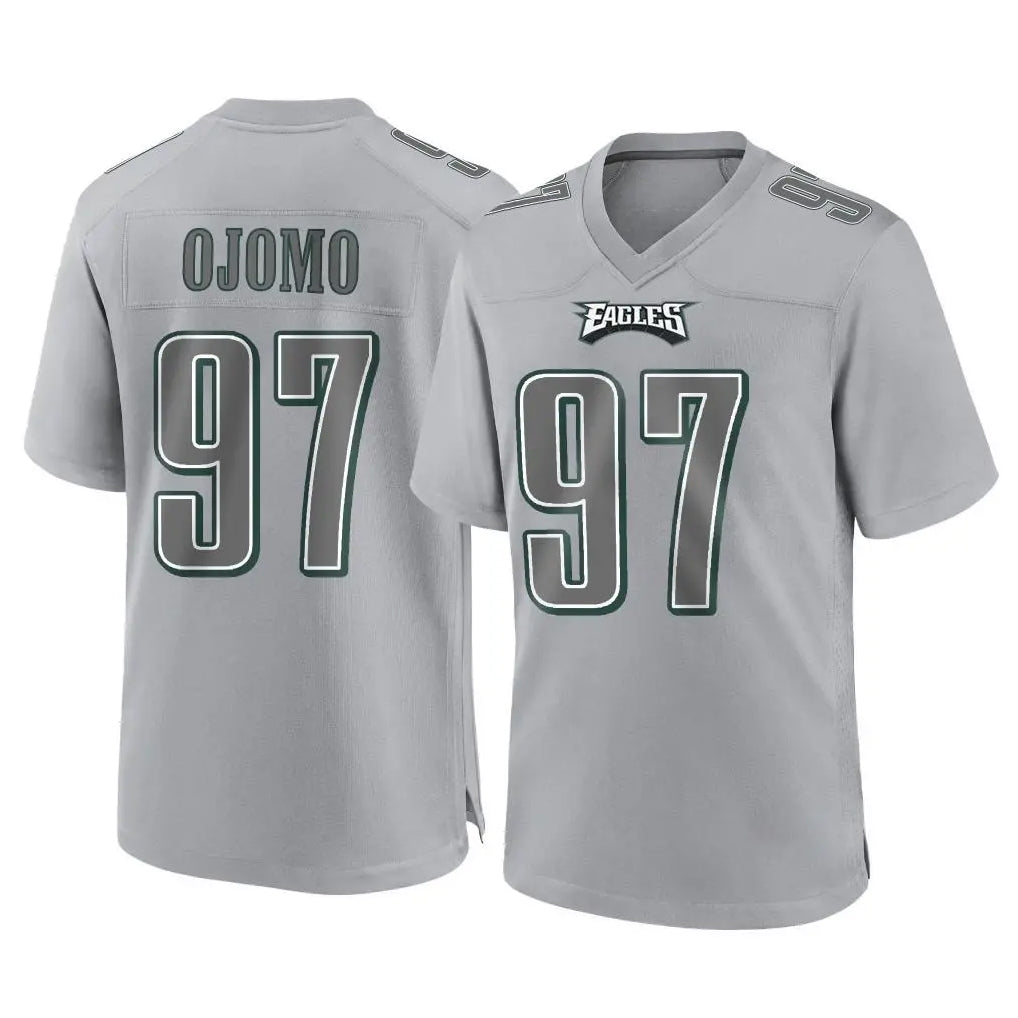 P.Eagles #97 Moro Ojomo Player Gray Atmosphere Fashion Home Game Edoa Stitched Jerseys