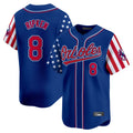 B.Orioles #8 Cal Ripken Player Royal Independence Day Vapor Premier Limited Home Game Edoa Stitched Jerseys