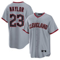 C.Guardians #23 Bo Naylor Player Gray Home Game Edoa Stitched Jerseys