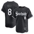 C.White Sox #8 Kyle Teel Player Black City Connect Limited Home Edoa Stitched Jerseys