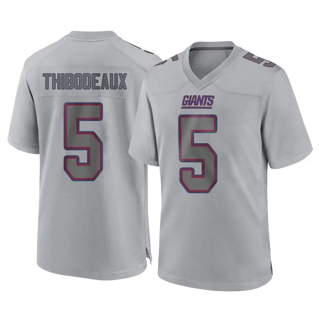 NY.Giants #5 Kayvon Thibodeaux Player Gray Atmosphere Fashion Limited Game Edoa Stitched Jerseys