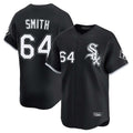 C.White Sox #64 Shane Smith Player Black Limited Home Edoa Stitched Jerseys