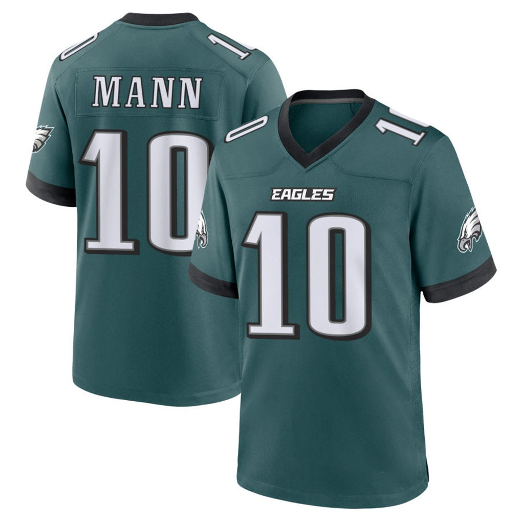 P.Eagles #10 Braden Mann Player Green Home Game Edoa Stitched Jerseys
