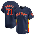 H.Astros #71 Josh Hader Player Navy Limited Home Edoa Stitched Jerseys