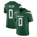 NY.Jets #0 Braelon Allen Player Green Limited Vapor Home Game Edoa Stitched Jerseys