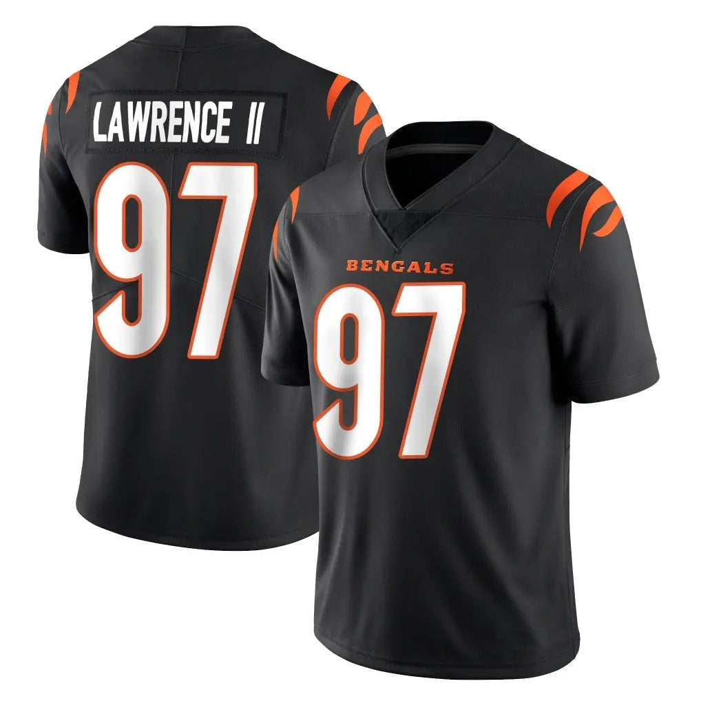 C.Bengals #97 Dexter Lawrence II Player Black Vapor Untouchable Limited Home Game Edoa Stitched Jerseys
