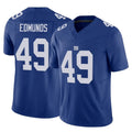 NY.Giants #49 Tremaine Edmunds Player Royal Limited Vapor F.U.S.E. Home Game Edoa Stitched Jerseys
