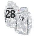 A.Cardinals #28 Andrew Wingard Player Arctic Camo Limited Salute to Service Pullover Hoodies Game Edoa Stitched Jerseys