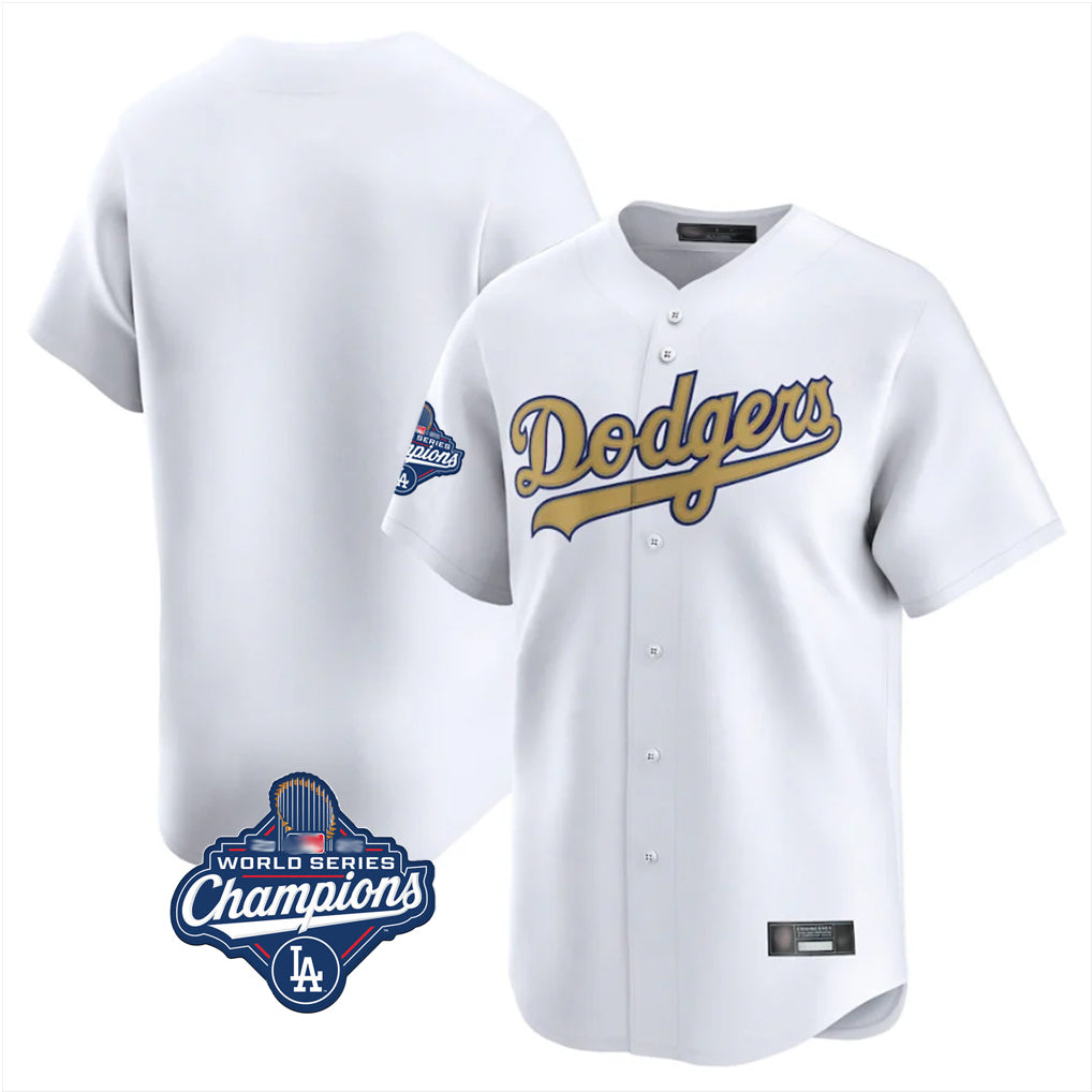 LA.Dodgers ## Dodgers Blank Player Gold Collection Limited Home World Series Meet Edoa Stitched Jerseys