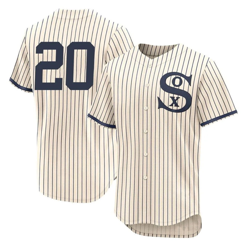 C.White Sox #20 Miguel Vargas Player Cream Field of Dreams Limited Elite Home Edoa Stitched Jerseys