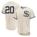 C.White Sox #20 Miguel Vargas Player Cream Field of Dreams Limited Elite Home Edoa Stitched Jerseys