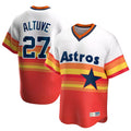 H.Astros #27 Jose Altuve Player Rainbow Cooperstown Collection T-shirt Edoa Stitched Jerseys