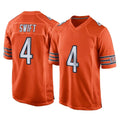 C.Bears #4 D'Andre Swift Player Orange Home Game Edoa Stitched Jerseys