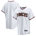 A.Diamondbacks ## Diamondbacks Blank Player White Home Game Edoa Stitched Jerseys