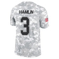 B.Bills #3 Damar Hamlin Player Arctic Camo Salute to Service Limited Edoa Stitched Jerseys