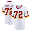 W.Commanders #72 Josh Conerly Jr. Player White Home Game Edoa Stitched Jerseys