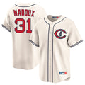 C.Cubs #31 Greg Maddux Player Cream Field of Dreams Limited Home Game Edoa Stitched Jerseys