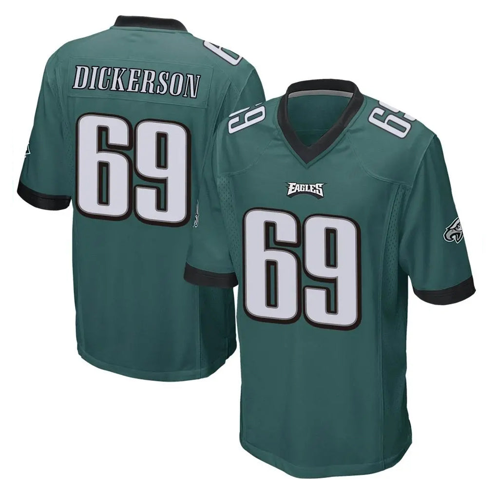 P.Eagles #69 Landon Dickerson Player Team Color Green Home Game Edoa Stitched Jerseys