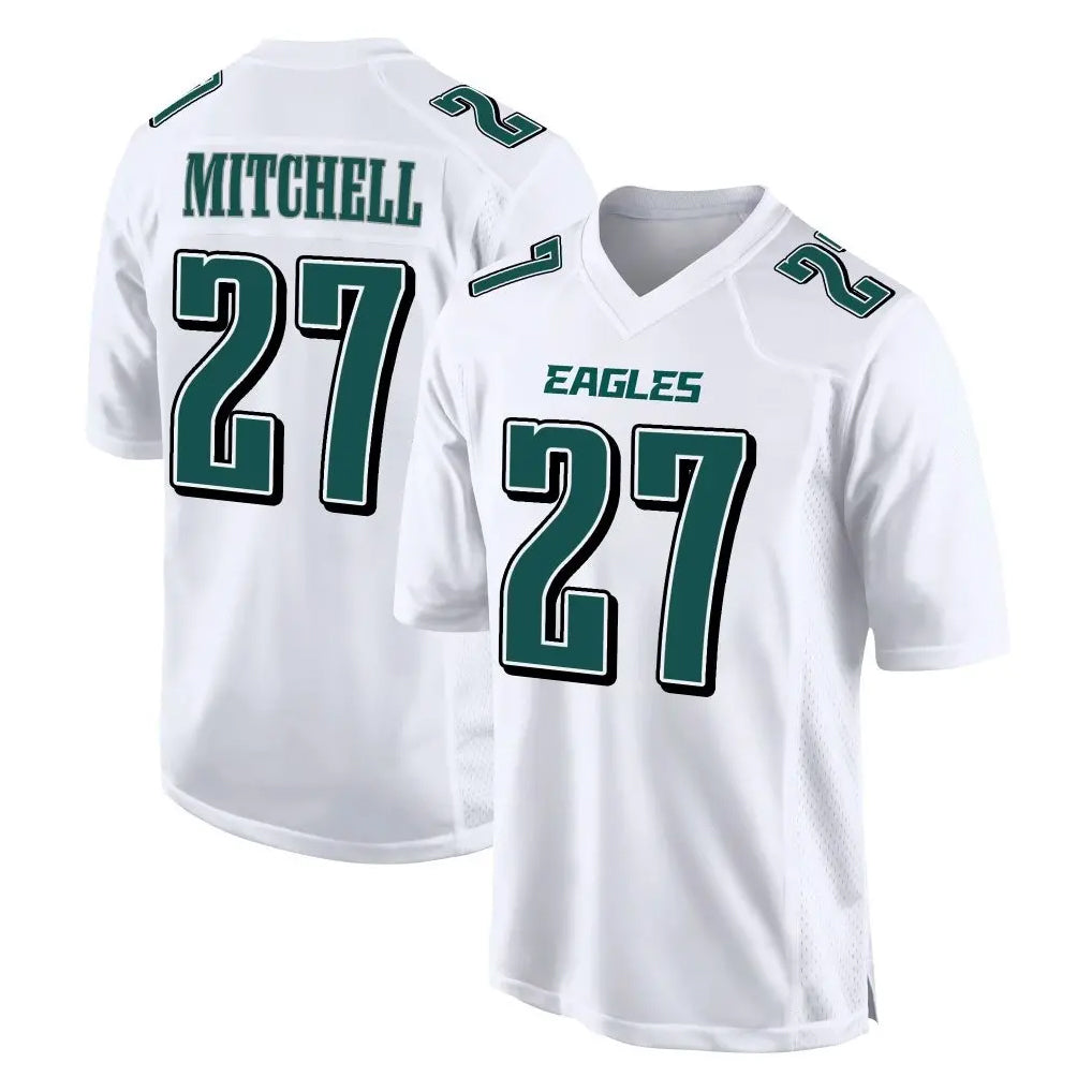 P.Eagles #27 Quinyon Mitchell Player White Tundra Fashion Home Game Edoa Stitched Jerseys