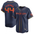 H.Astros #44 Yordan Alvarez Player Navy City Connect Limited Home Game Edoa Stitched Jerseys
