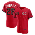C.Reds #28 Eugenio Su¨¢rez Player Red 2026 City Connect Limited Elite Home Edoa Stitched Jerseys