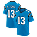 C.Panthers #13 John Metchie III Player Blue Home Game Edoa Stitched Jerseys