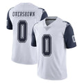 D.Cowboys #0 DeMarvion Overshown Player White-Navy Limited Color Rush Vapor Untouchable Home Game Edoa Stitched Jerseys