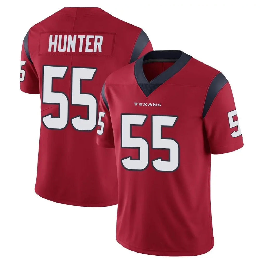 H.Texans #55 Danielle Hunter Player Red Limited Vapor Untouchable Home Game Edoa Stitched Jerseys