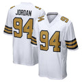 NO.Saints #94 Cameron Jordan Player White Alternate Home Game Edoa Stitched Jerseys