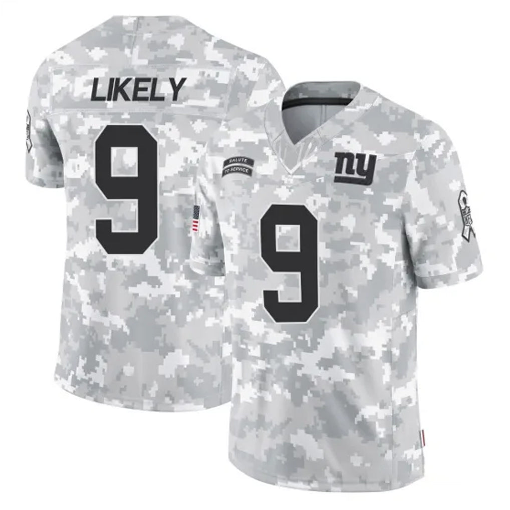 NY.Giants #9 Lsaiah Likely Player Arctic Camo Salute To Service Limited Game Edoa Stitched Jerseys