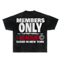Arnuki Takeover Streetwear Tee Black Cotton True To Size Graphic Tee For Everyday Street Style