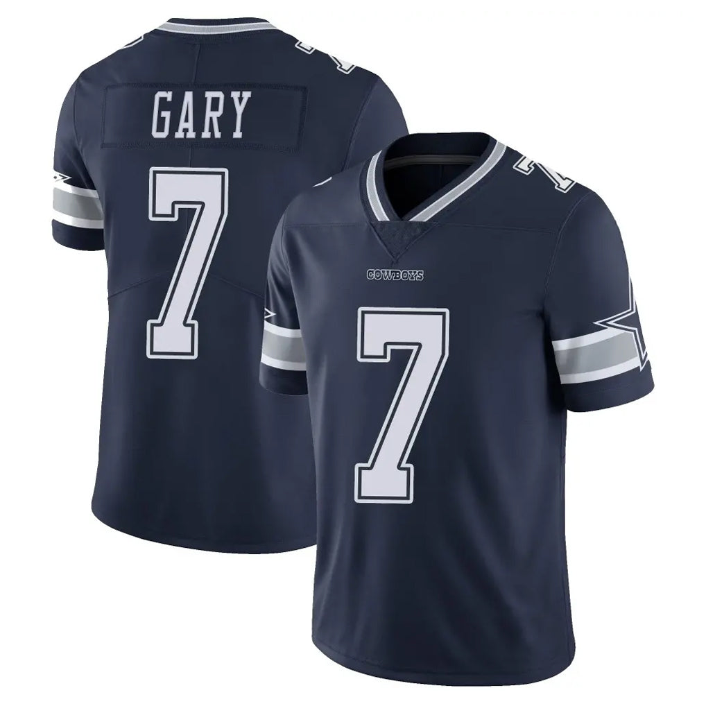 D.Cowboys #7 Rashan Gary Player Navy Vapor Untouchable Limited Home Game Edoa Stitched Jerseys