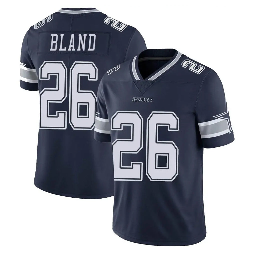 D.Cowboys #26 DaRon Bland Player Navy Vapor Untouchable Limited Home Game Edoa Stitched Jerseys