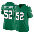 P.Eagles #52 Jonathan Greenard Player Green Kelly Alternate Vapor F.U.S.E. Home Game Edoa Stitched Jerseys