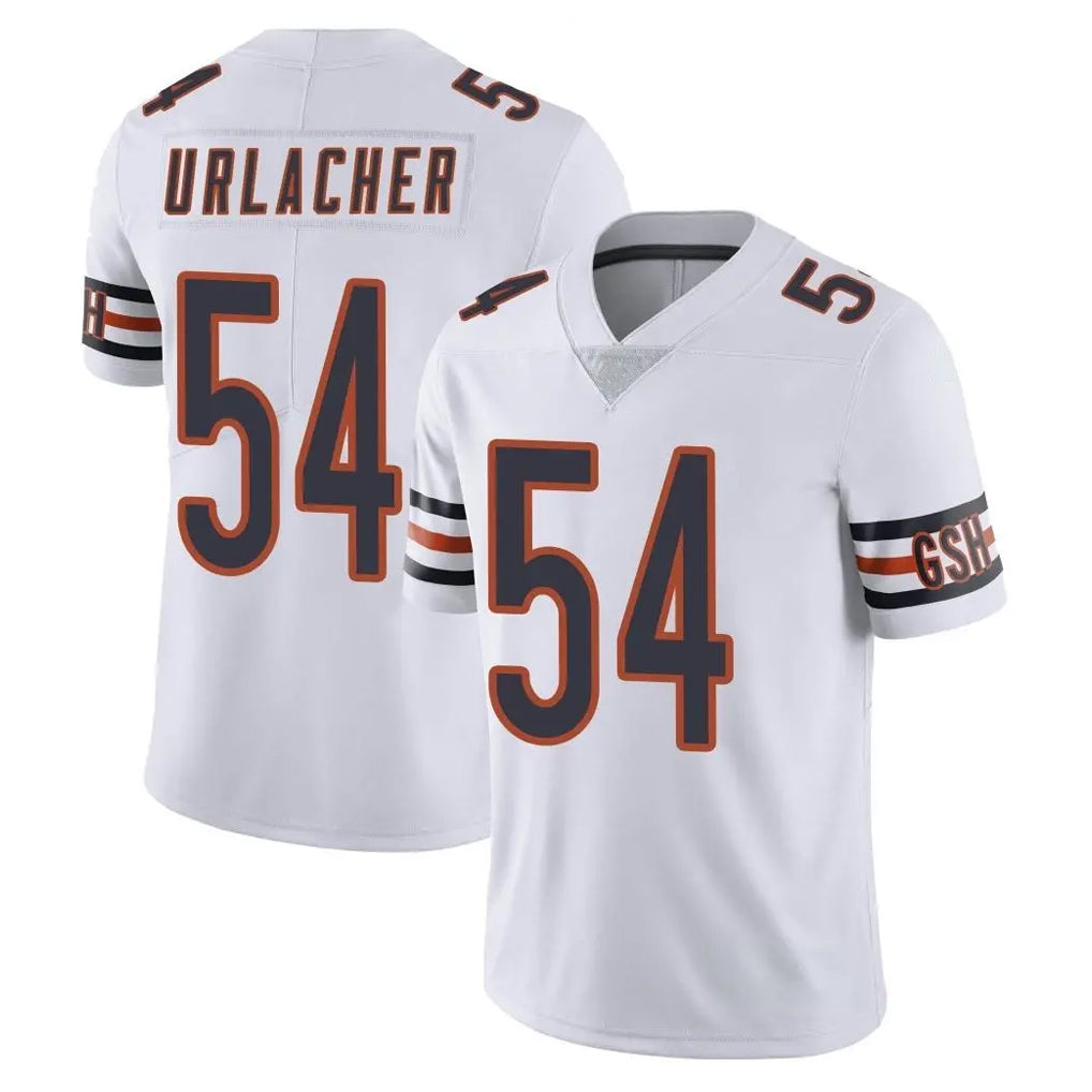 C.Bears #54 Brian Urlacher Player White Vapor Untouchable Limited Home Game Edoa Stitched Jerseys