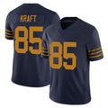 GB.Packers #85 Tucker Kraft Player Navy The 1923 Classic Vapor F.U.S.E. Home Game Edoa Stitched Jerseys