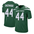 NY.Jets #44 Jamien Sherwood Player Green Home Game Edoa Stitched Jerseys