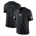 GB.Packers #1 Micah Parsons Player Black Impact Limited Home Game Edoa Stitched Jerseys