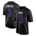 NY.Giants #3 Abdul Carter Player Carbon Fashion Limited Home Game Edoa Stitched Jerseys