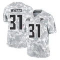 A.Falcons #31 Xavier Watts Player Camo Salute to Service Limited Edoa Stitched Jerseys