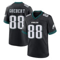 P.Eagles #88 Dallas Goedert Player Black Game Home Edoa Stitched Jerseys