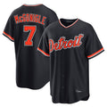 D.Tigers #7 Kevin McGonigle Player Navy Home Game Edoa Stitched Jerseys
