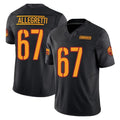 W.Commanders #67 Nick Allegretti Player Black Limited Vapor F.U.S.E. Home Game Edoa Stitched Jerseys