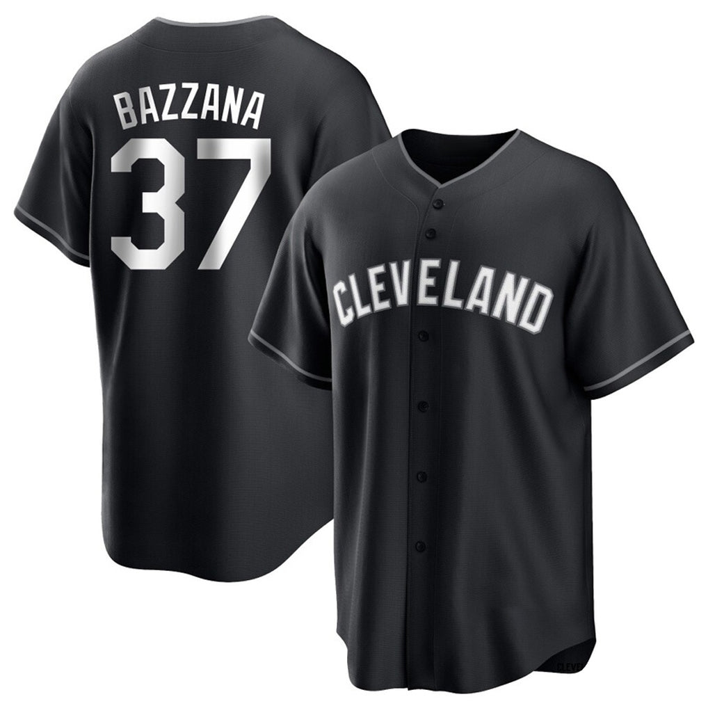 C.Guardians #37 Travis Bazzana Player Black Home Game Edoa Stitched Jerseys