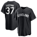 C.Guardians #37 Travis Bazzana Player Black Home Game Edoa Stitched Jerseys