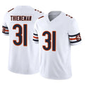 C.Bears #31 Dillon Thieneman Player White Vapor F.U.S.E. Limited Home Game Edoa Stitched Jerseys