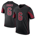 A.Cardinals #6 James Conner Player Black Color Rush Vapor Limited Untouchable Edoa Stitched Jerseys