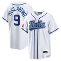 KC.Royals #9 Vinnie Pasquantino Player White Italy 2026 WBC Classic Home Edoa Stitched Jerseys
