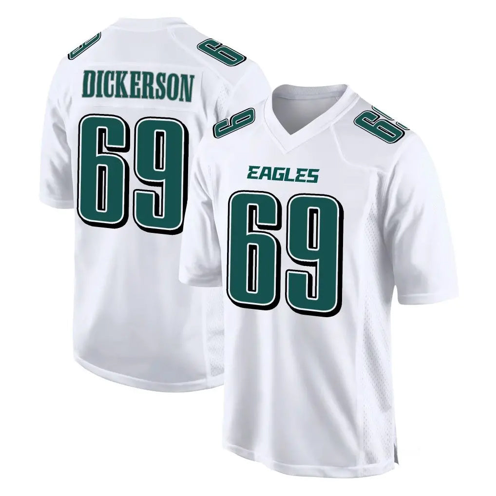 P.Eagles #69 Landon Dickerson Player White Tundra Fashion Home Game Edoa Stitched Jerseys